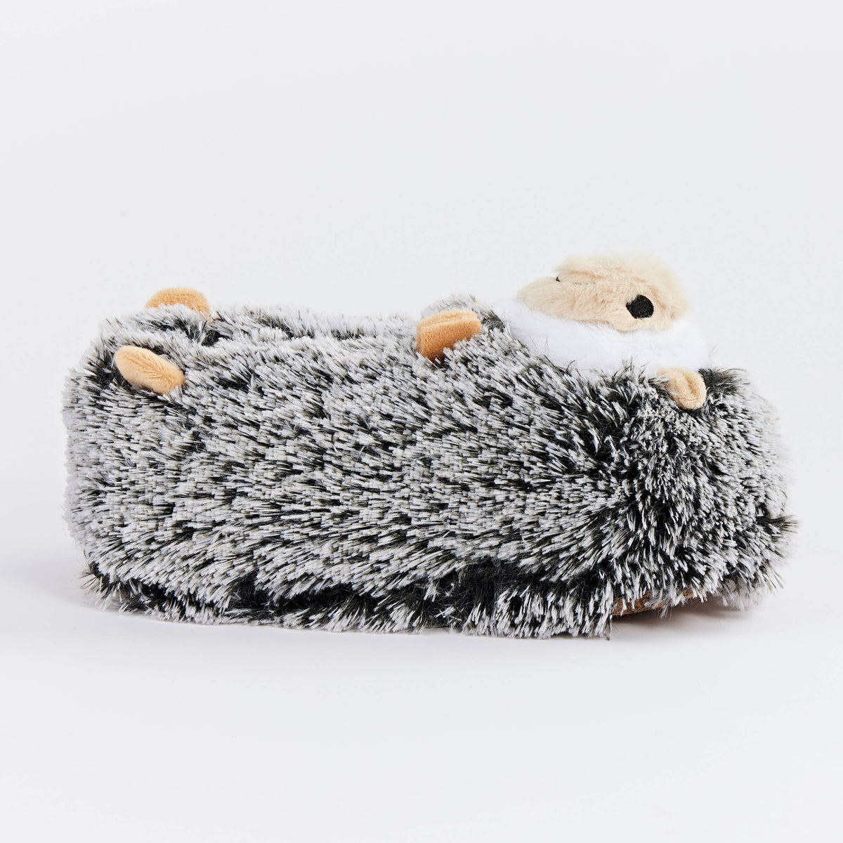 Biscuit the Hedge | Kid's Fluffy Novelty Non-Slip Slippers