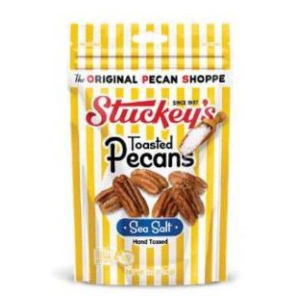 Stuckey's Toasted Pecans - Sea Salt, 4oz bag, 8ct