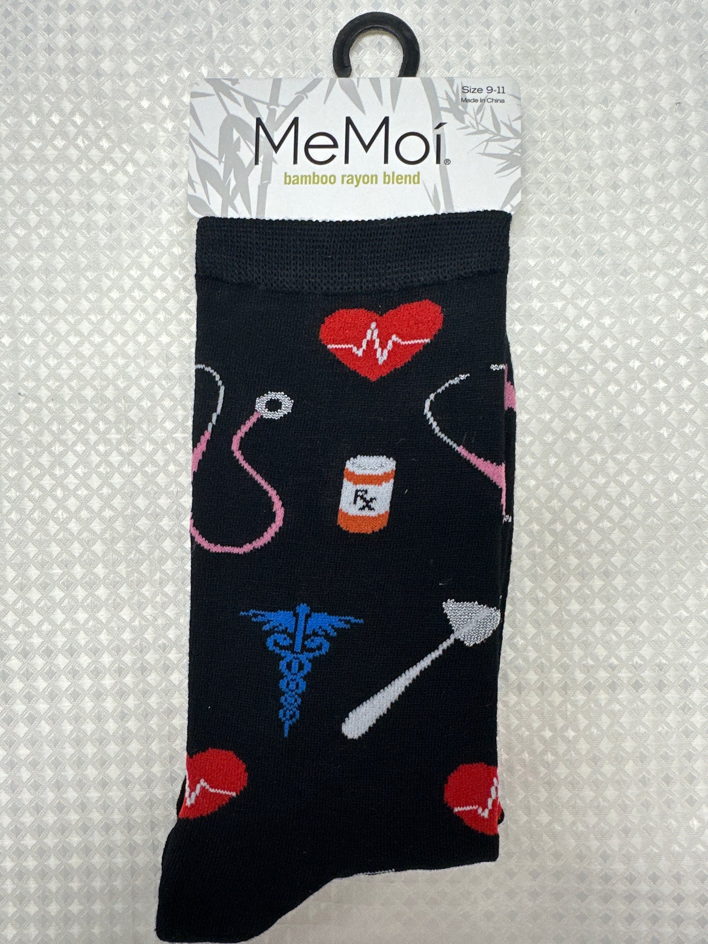 Medical Bamboo Crew Socks