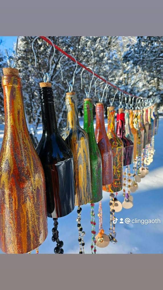 Assorted Hand-Painted Wind Chimes