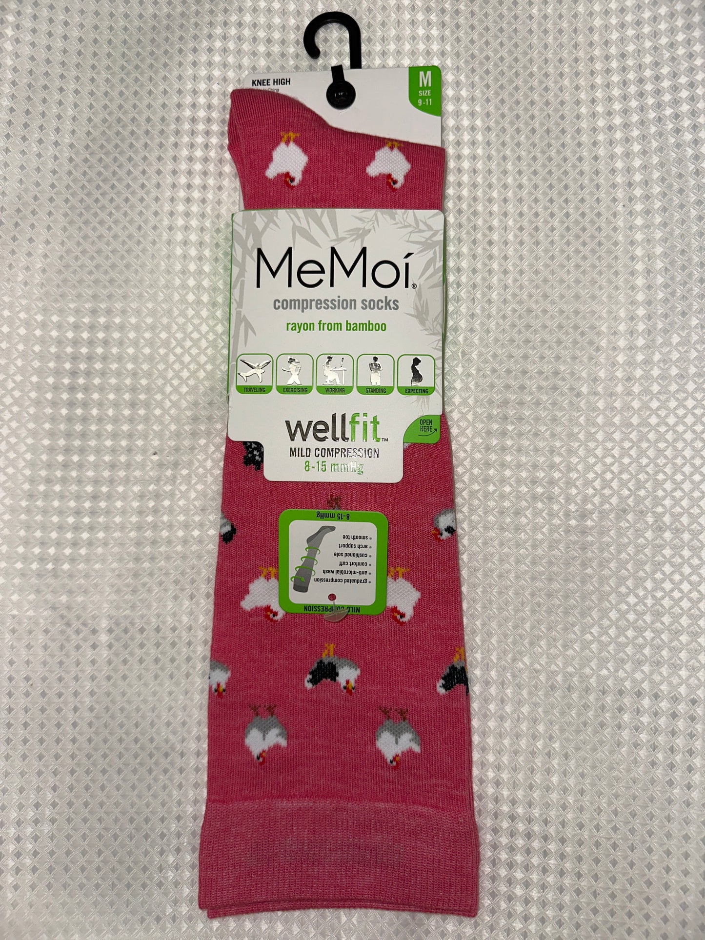 Roosters Bamboo Compression Socks