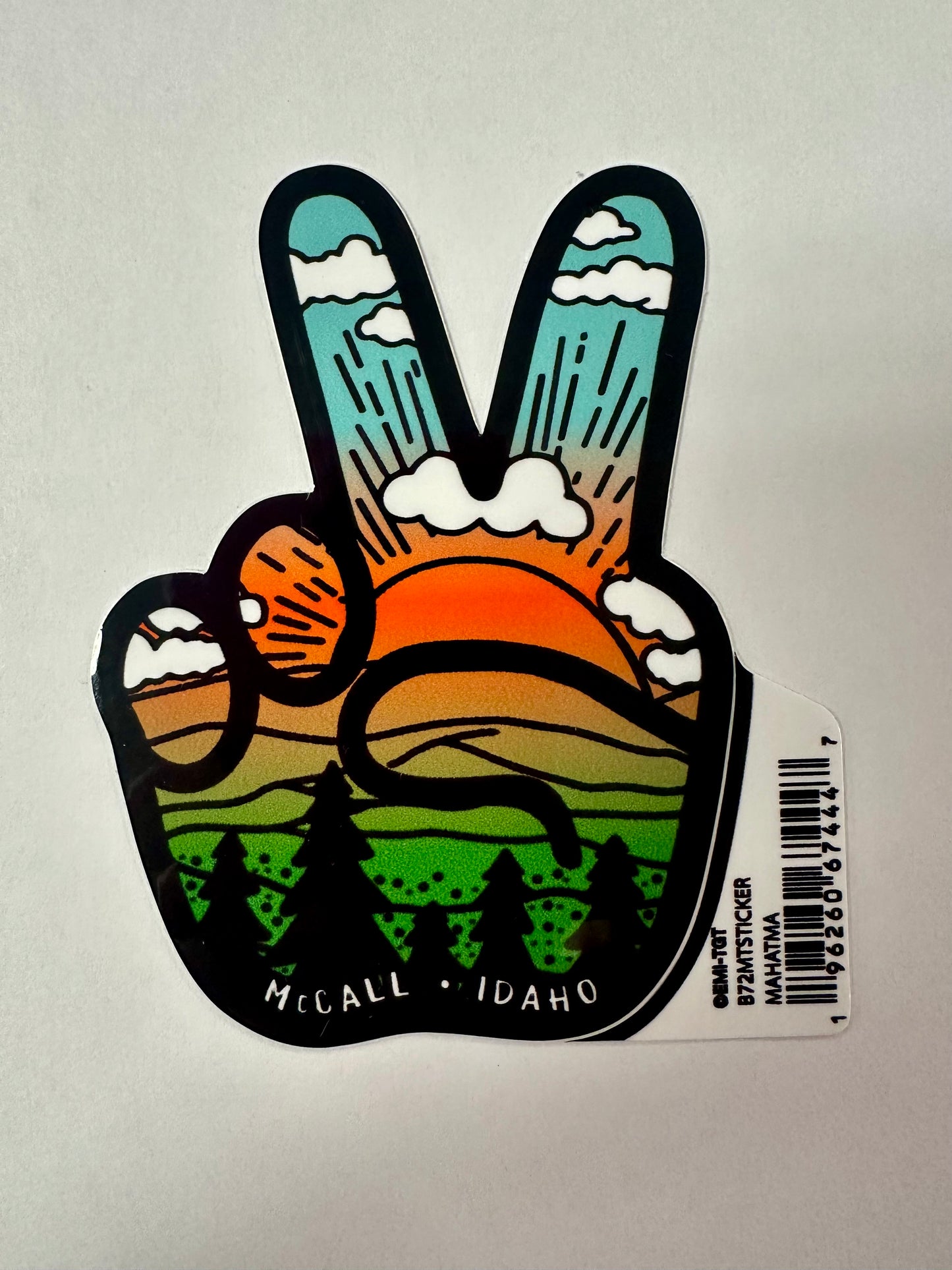 Mahatma Peace Sticker