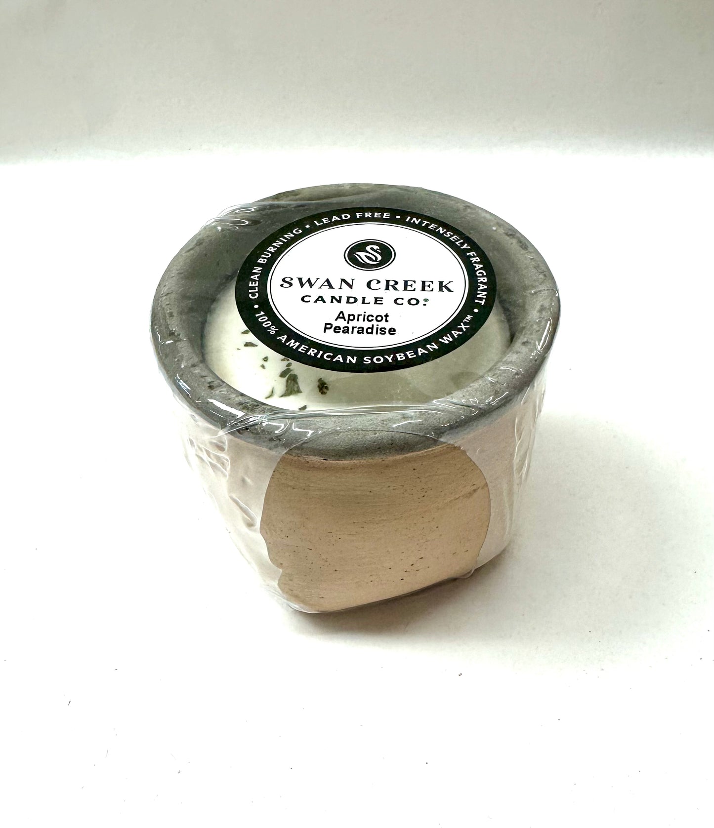 Apricot Pearadise Swan Creek Round Sorbet Candle (4 oz)