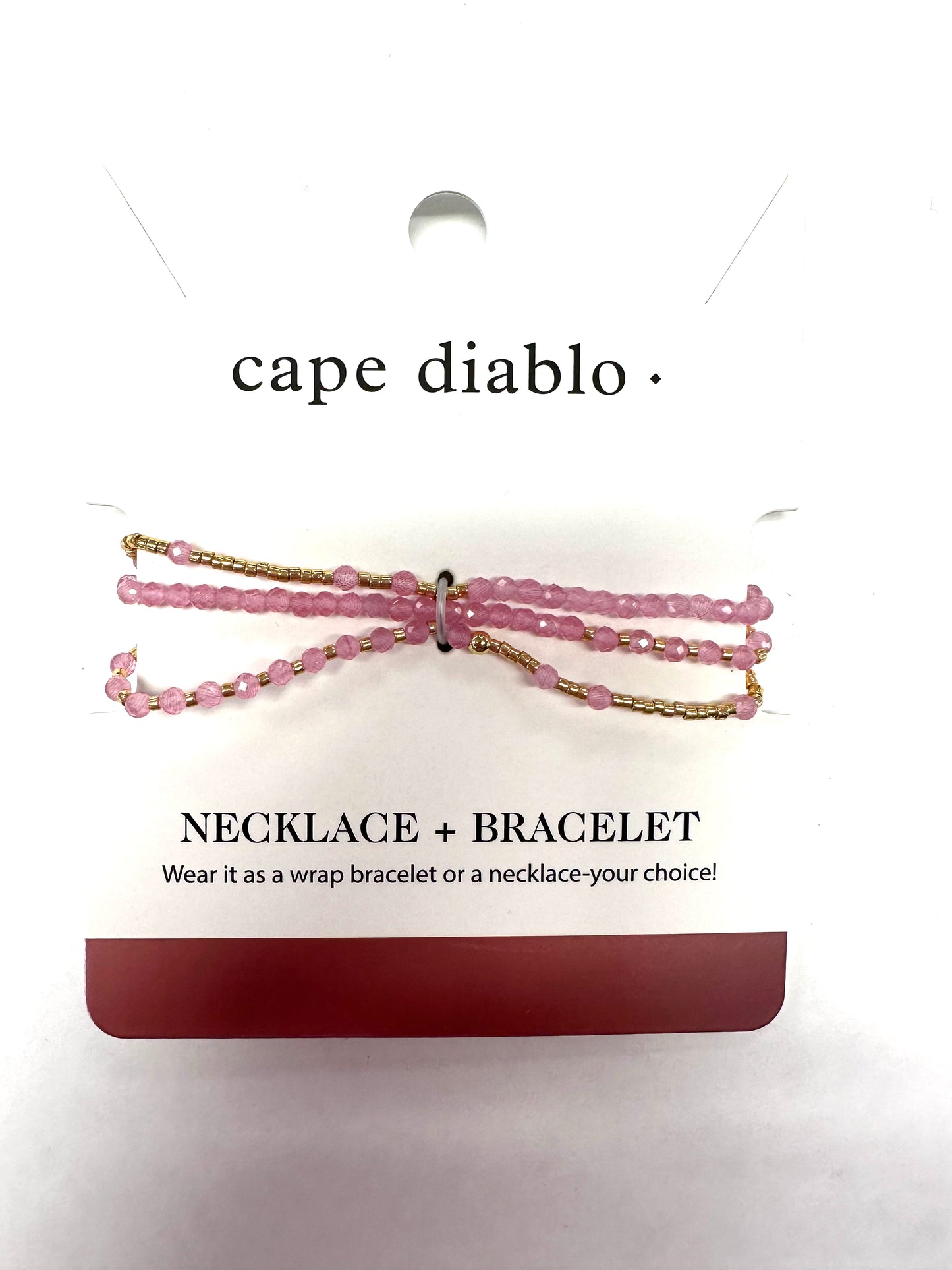 Rose Glow Multi-Style Bracelet/Necklace