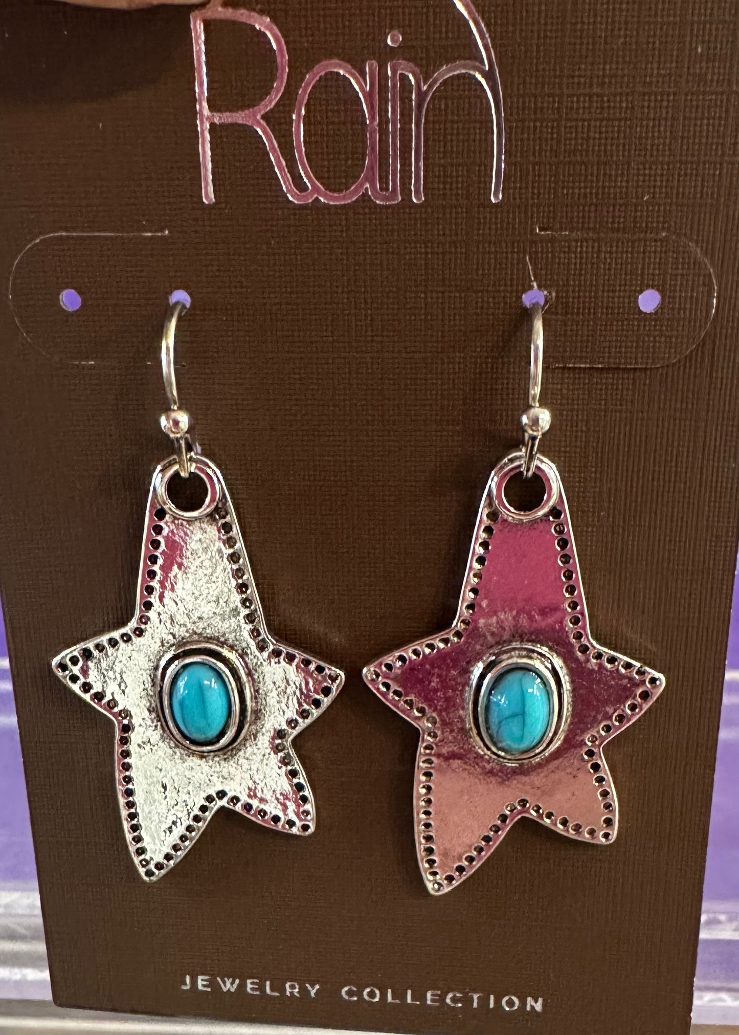 TQ Gem Big Star Rain Earrings