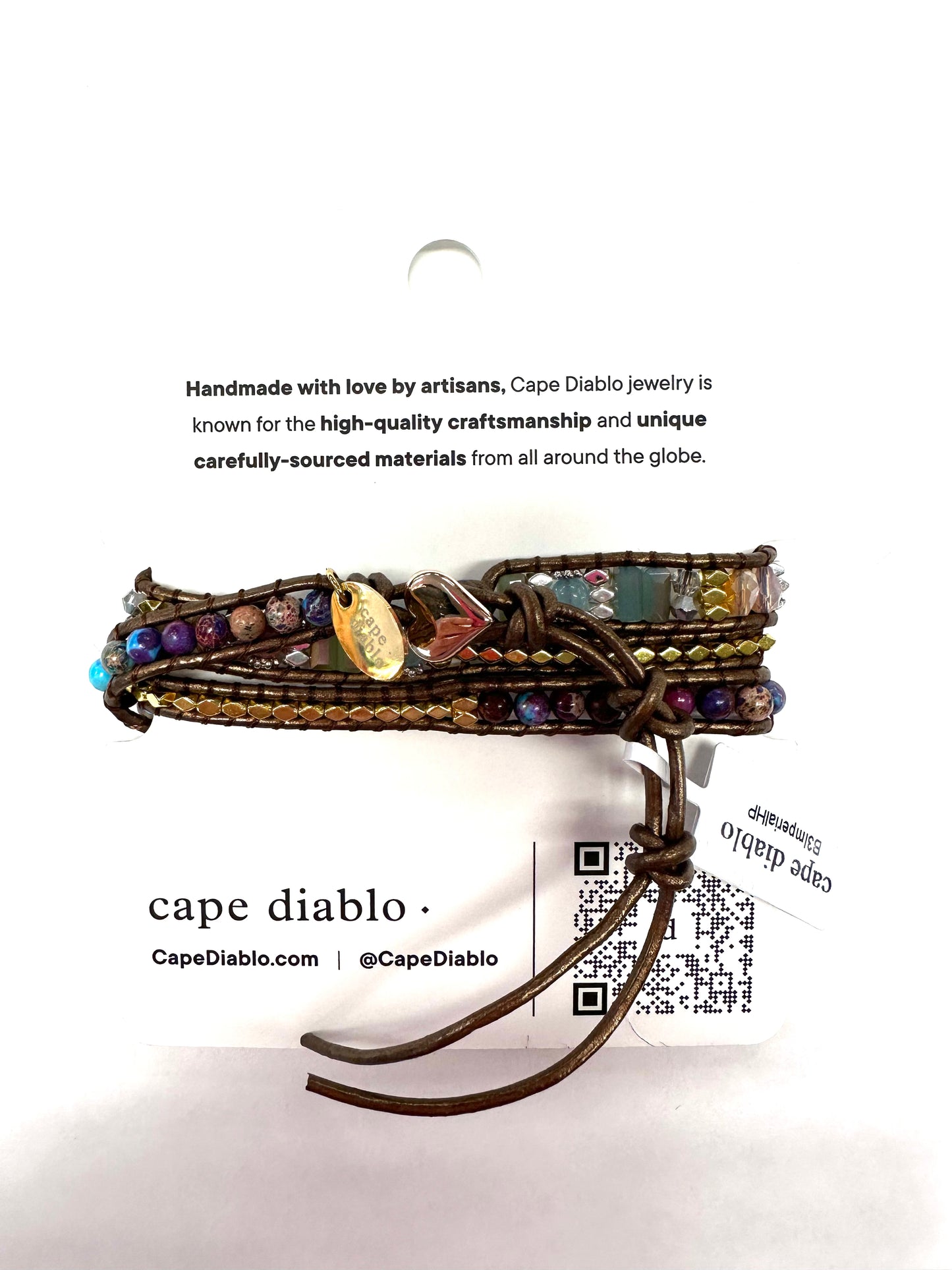 Imperial Heart Protection Wrap Bracelet