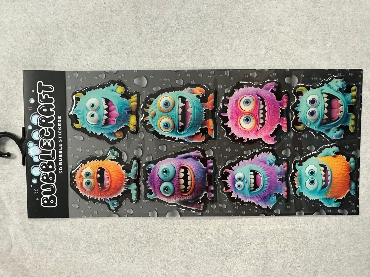 Monster Pack Bubble Stickers
