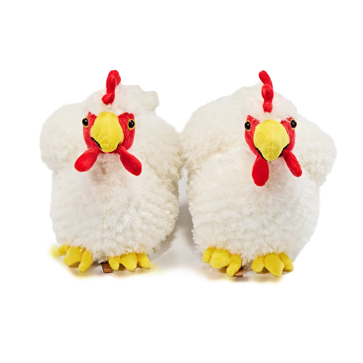 Tootsie the Chicken | Kids' Plush Slippers with Grippers