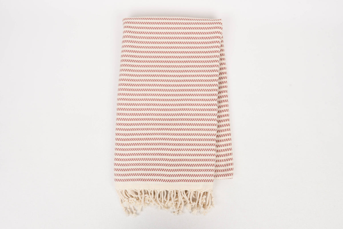 Striped Turkish Towel – Custom Name Embroidery