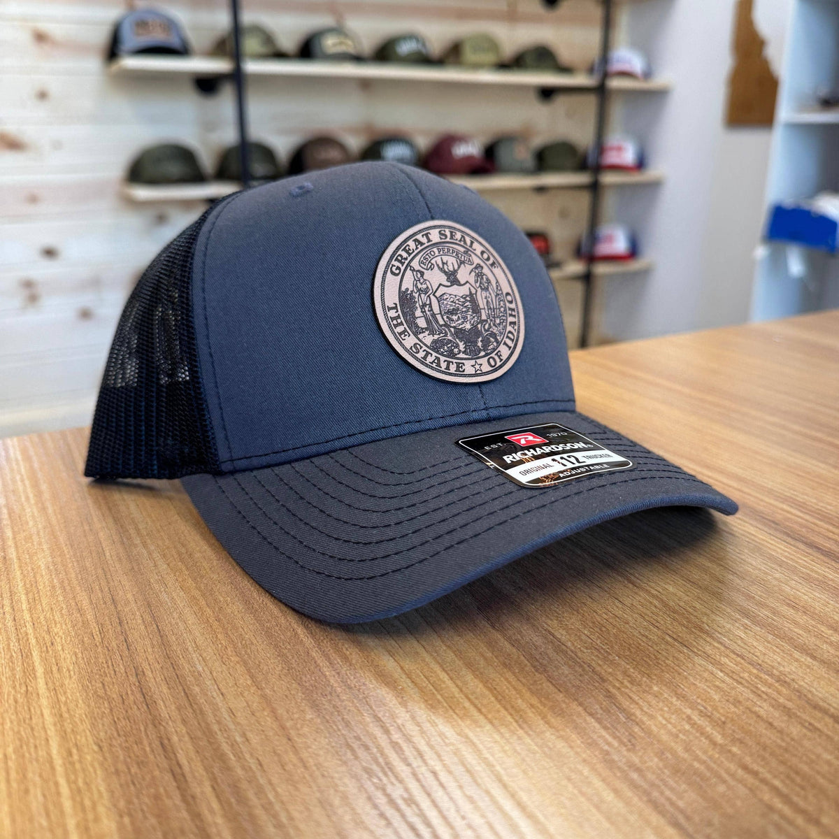 Idaho State Seal Leather Patch Hat – 208Tees
