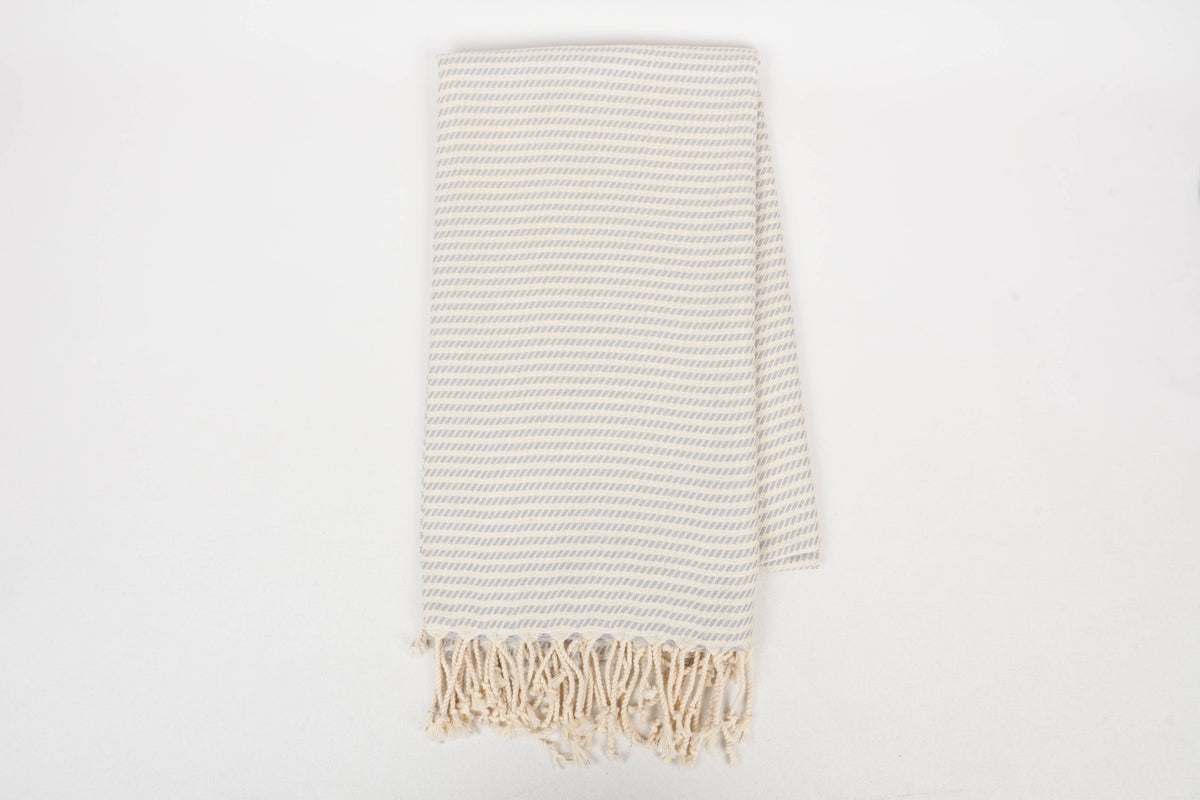 Striped Turkish Towel – Custom Name Embroidery
