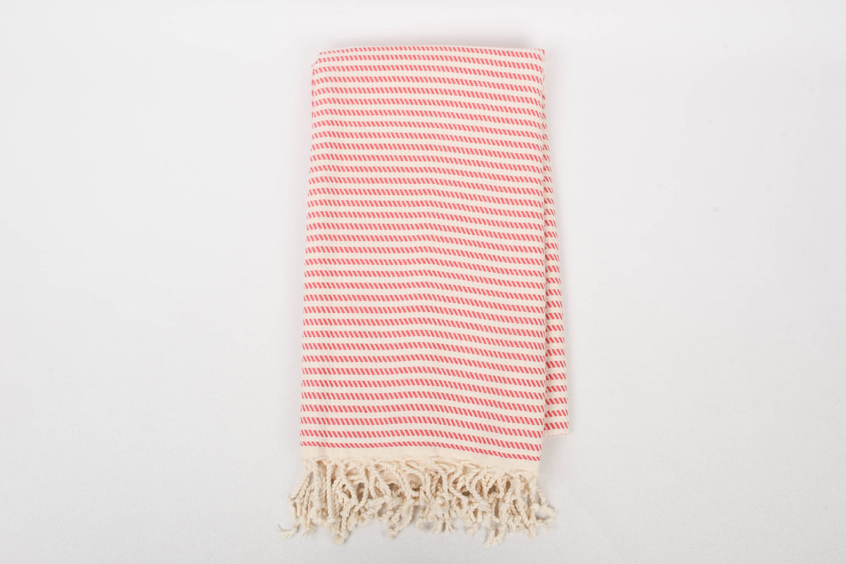 Striped Turkish Towel – Custom Name Embroidery