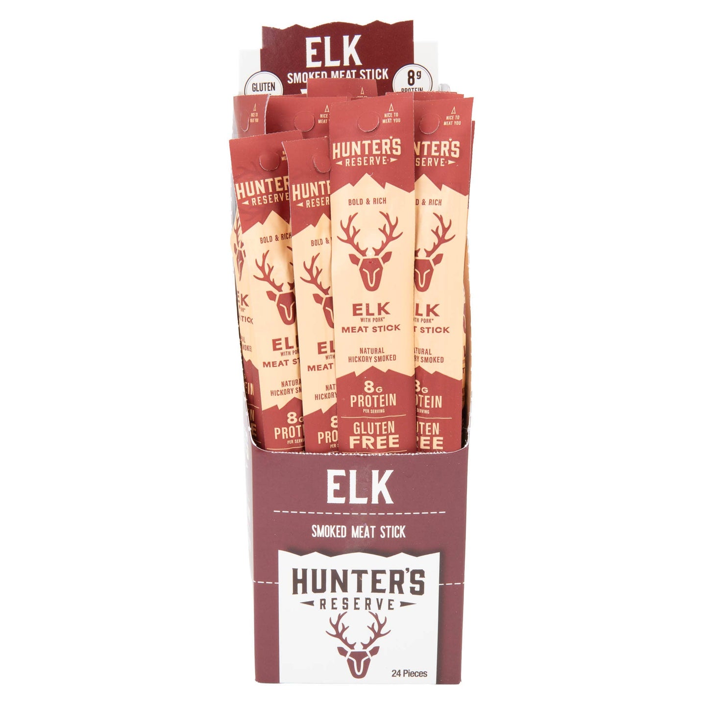 Elk Meat Sticks - 24 Pack