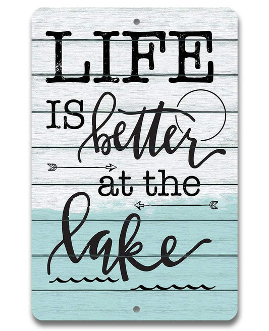 Lake Cabin Sign | Life Is Better at The Lake 2