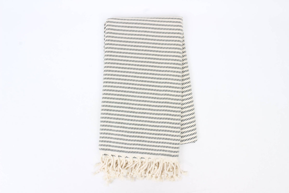 Striped Turkish Towel – Custom Name Embroidery