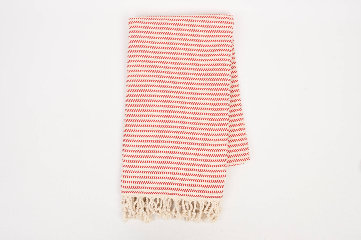 Striped Turkish Towel – Custom Name Embroidery