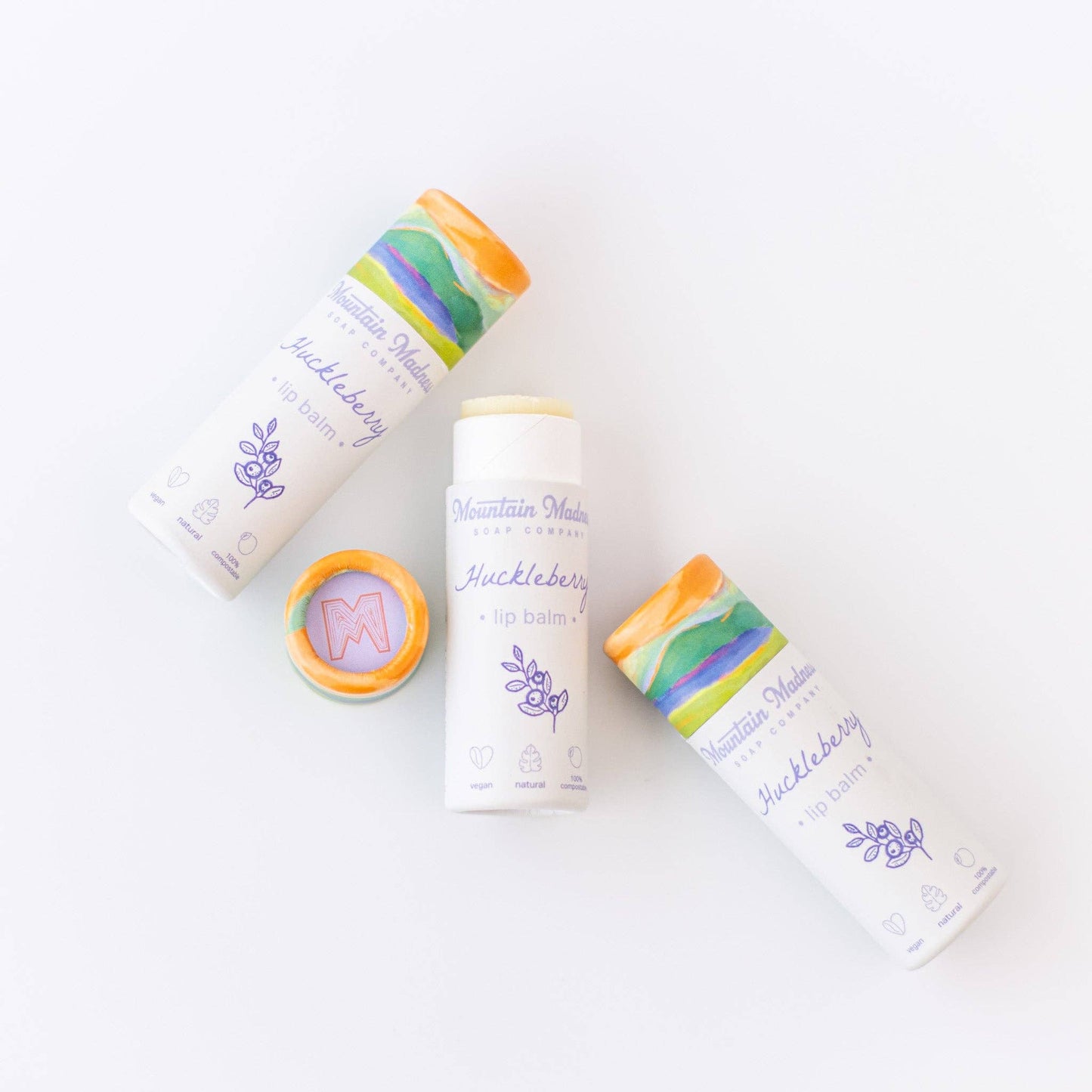 Huckleberry Lip Balm | PNW and Rocky Mountain Berry Favorite
