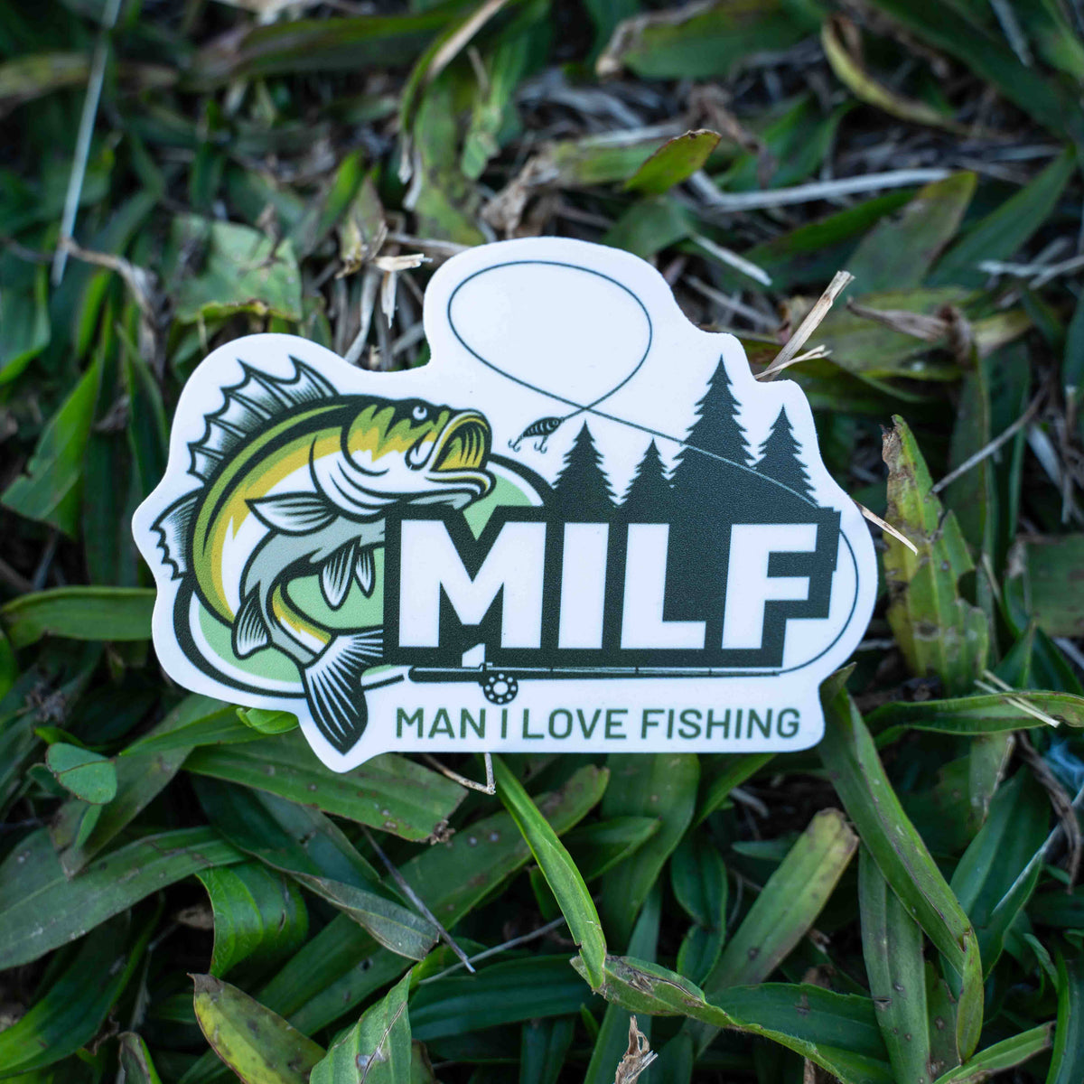 MILF - Man I Love Fishing Sticker