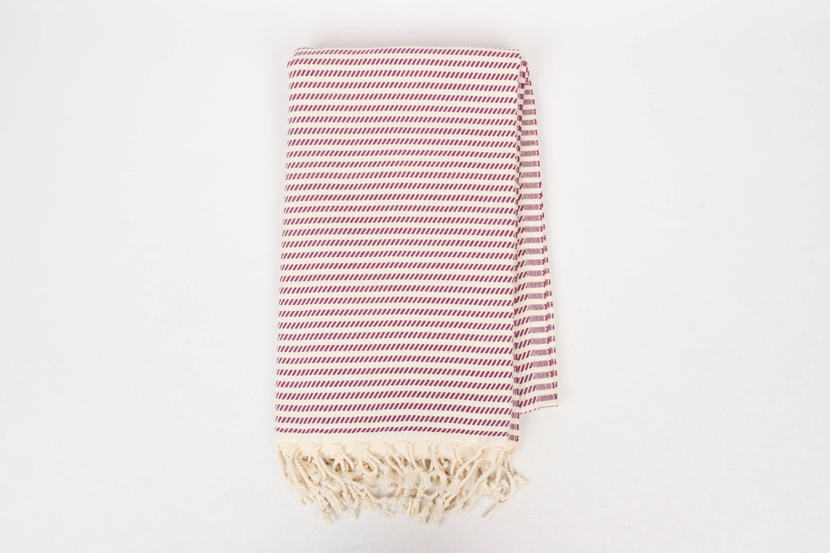 Striped Turkish Towel – Custom Name Embroidery
