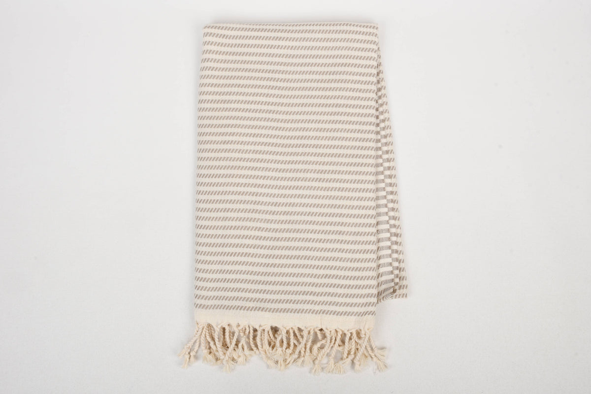 Striped Turkish Towel – Custom Name Embroidery