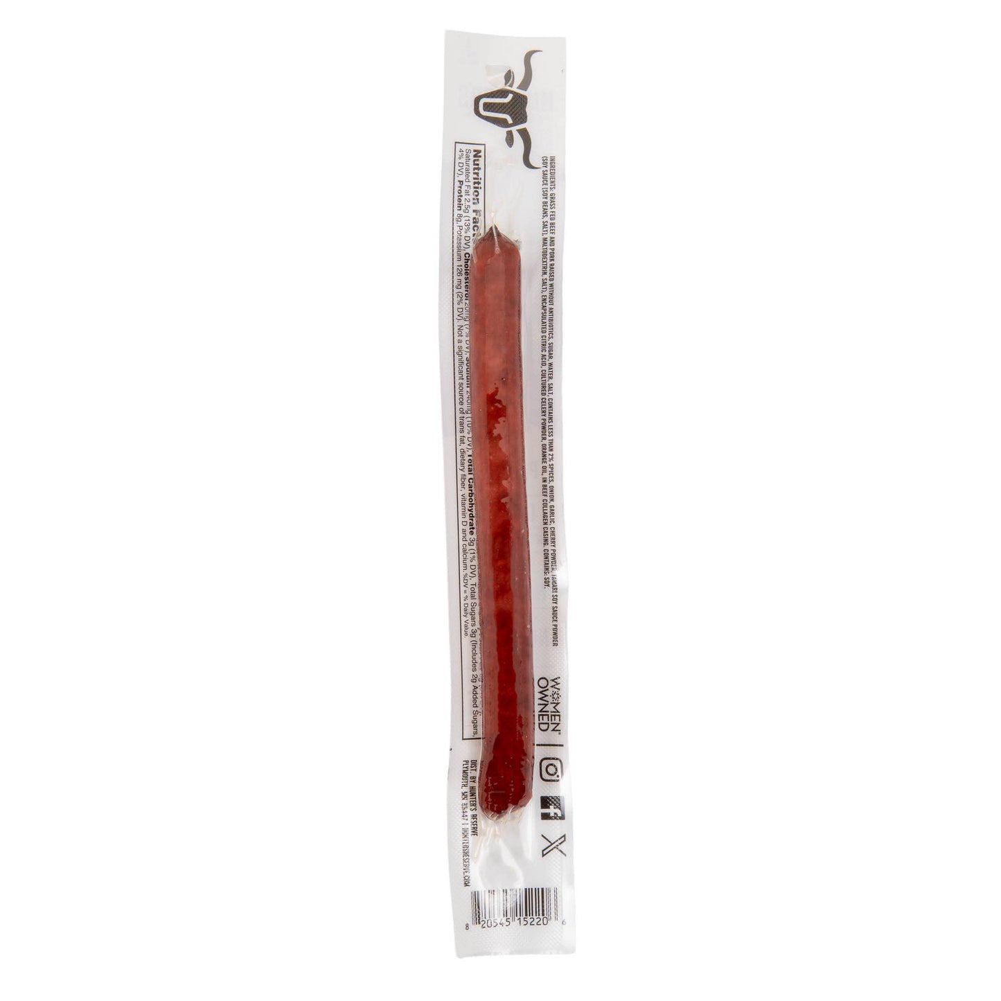 Teriyaki Grass Fed Beef Meat Sticks - 24 Pack