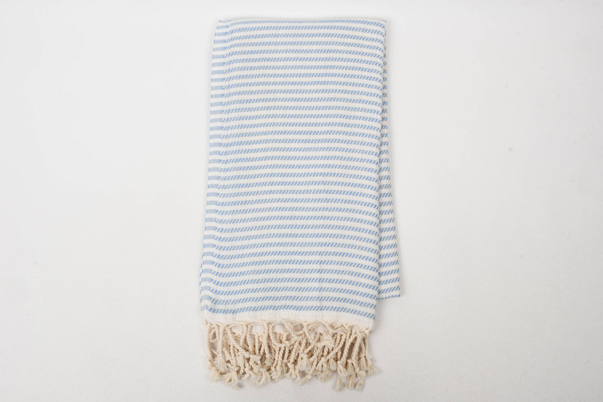 Striped Turkish Towel – Custom Name Embroidery