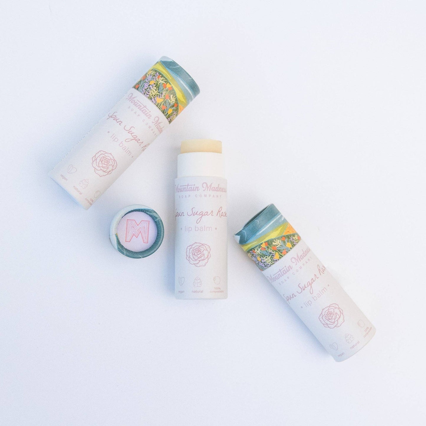 Spun Sugar Rose Lip Balm | Sweet & Floral