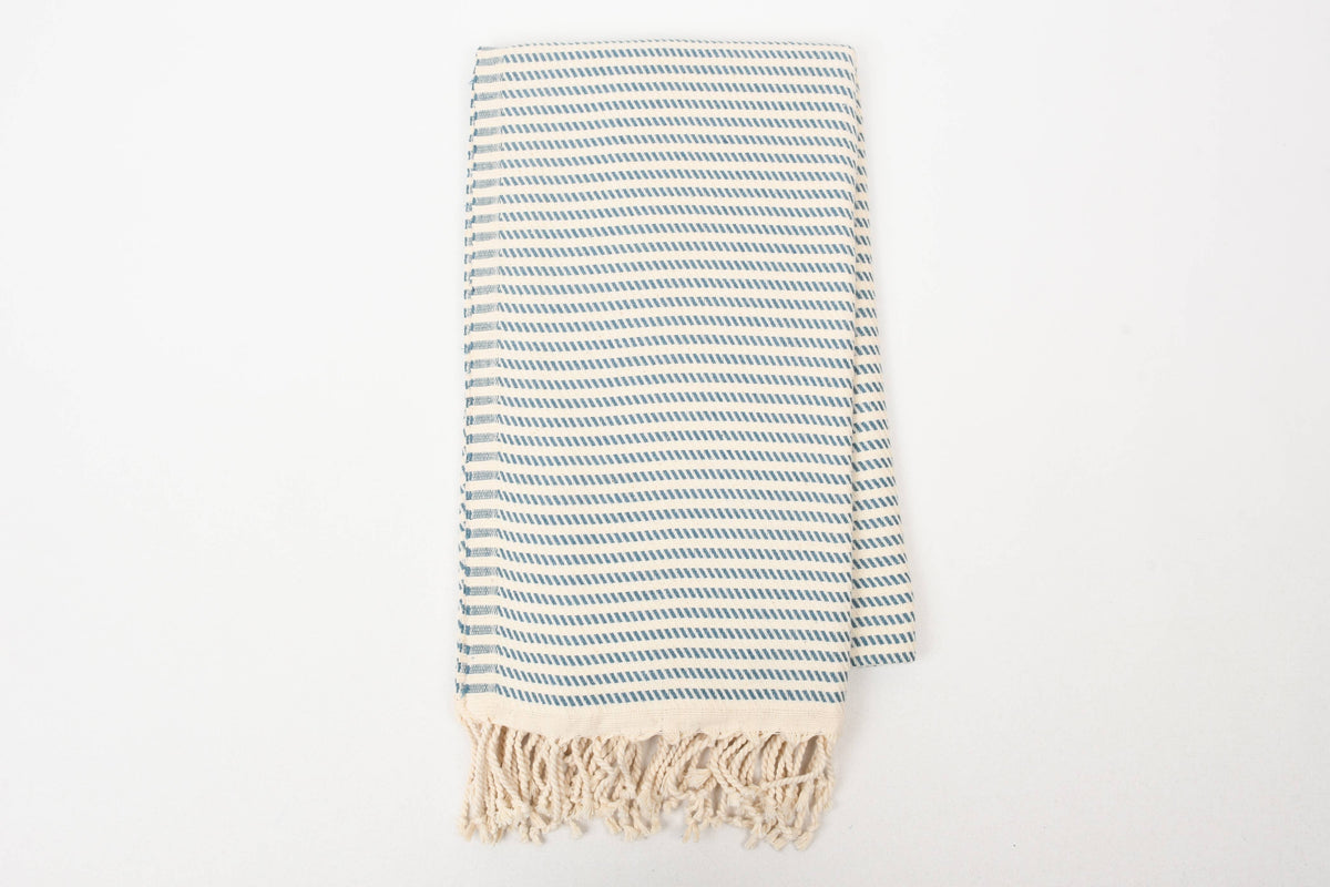 Striped Turkish Towel – Custom Name Embroidery