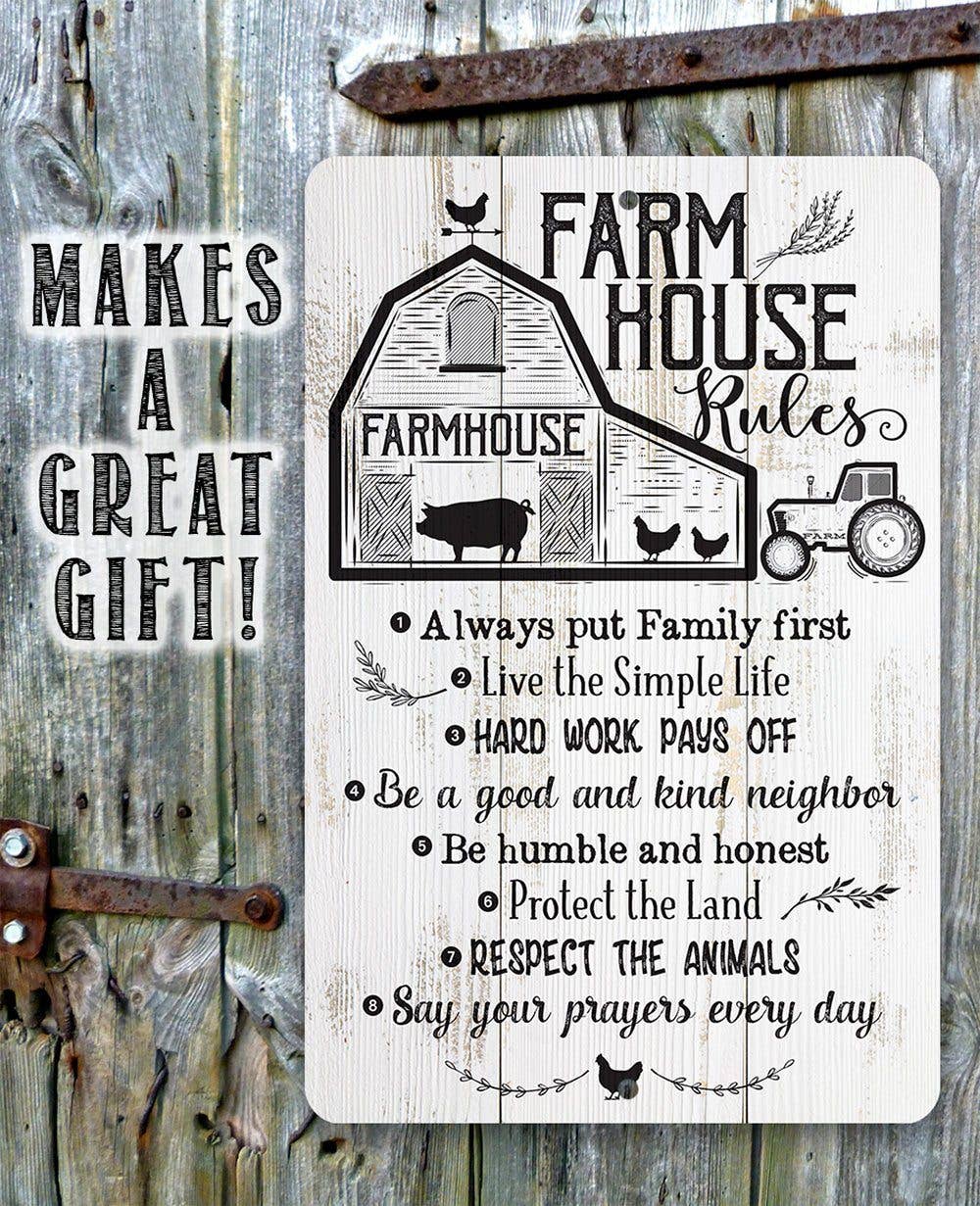 Farmhouse Sign | Farmhouse Rules