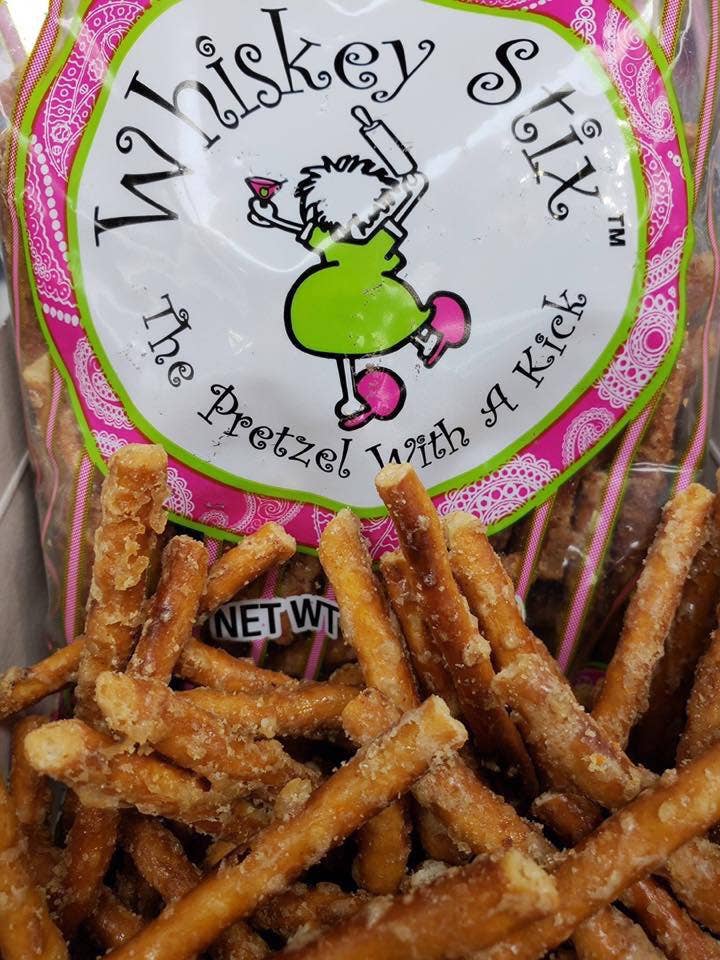 Whiskey Stix, The Pretzels with a Kick! 3oz Bag 12ct