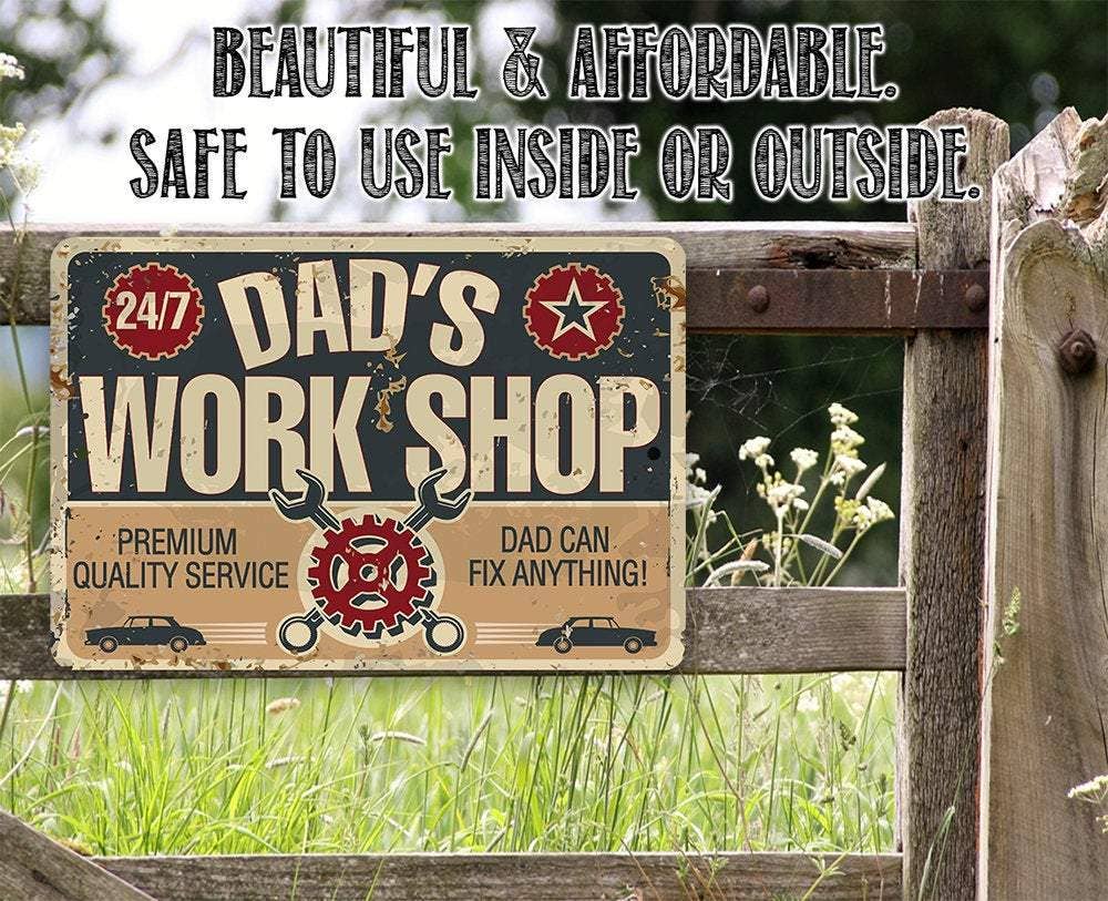 Dad Gift Sign | Dad's Work Shop