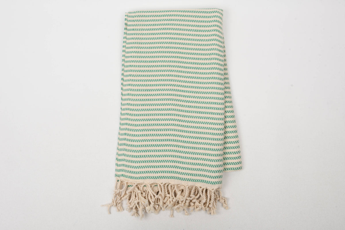 Striped Turkish Towel – Custom Name Embroidery