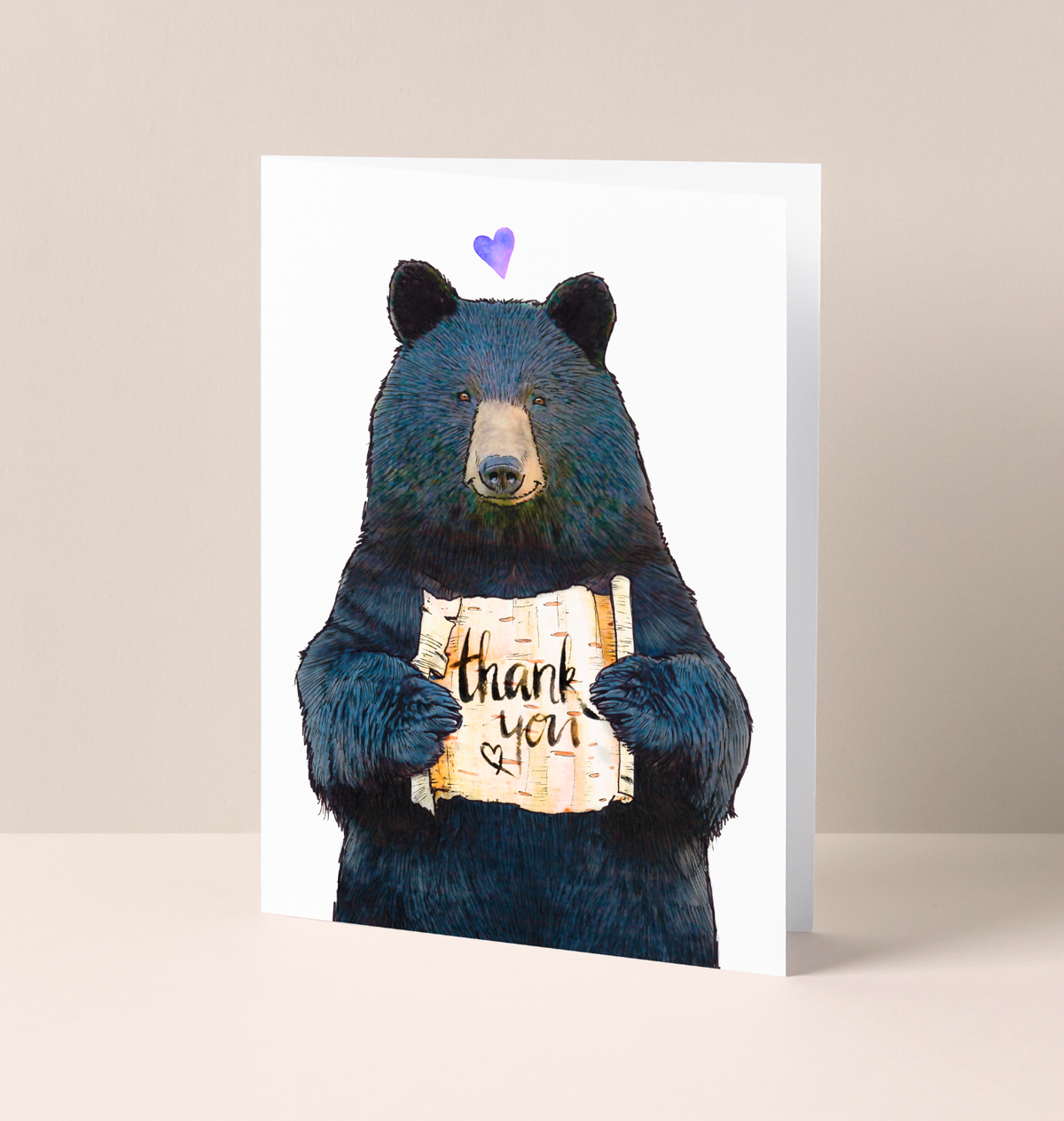 Thank You Bear #292 - vertical
