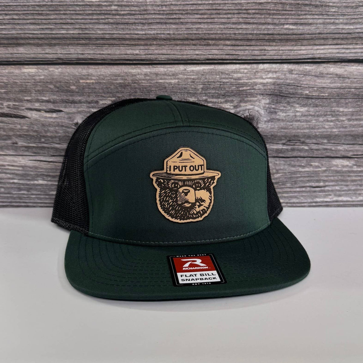 Bear “I Put Out” Leather Patch Hat – 208Tees