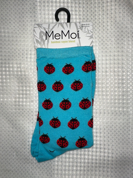 Ladybug Bamboo Crew Socks