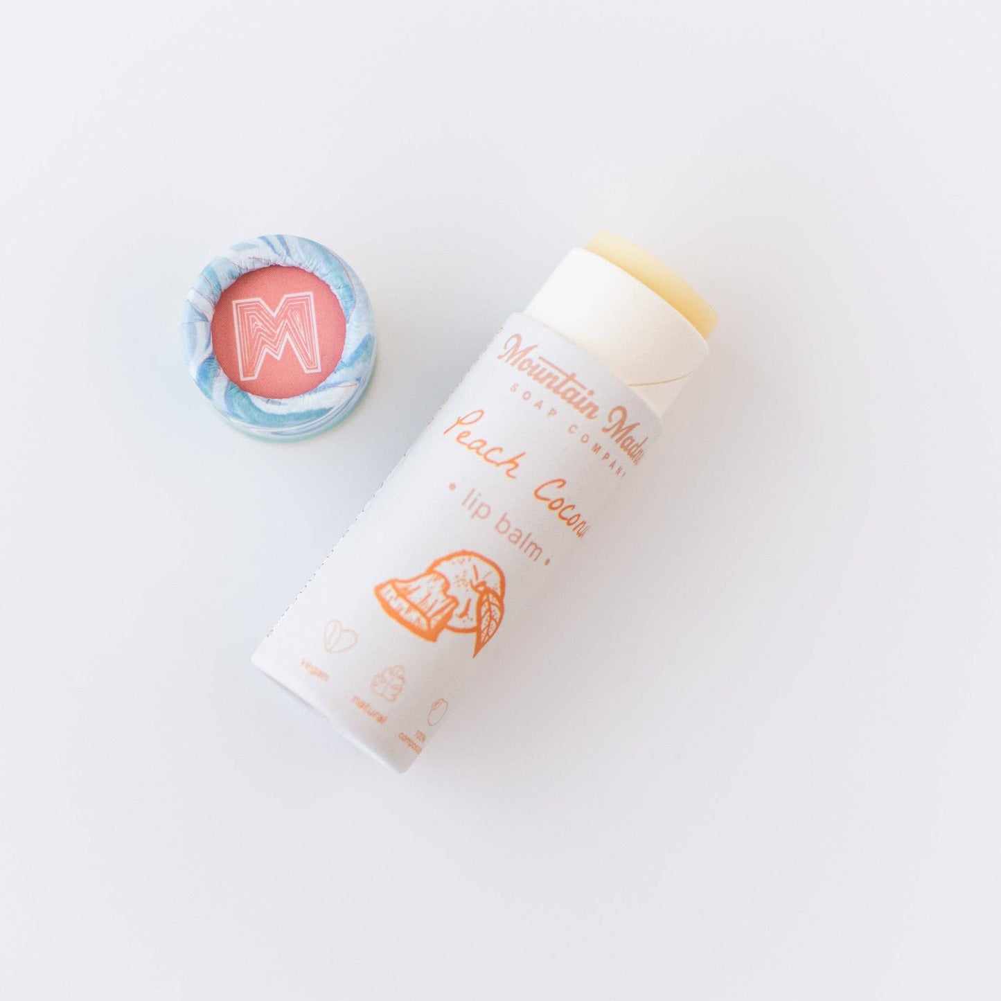 Peach Coconut Lip Balm | Tropical Smoothie