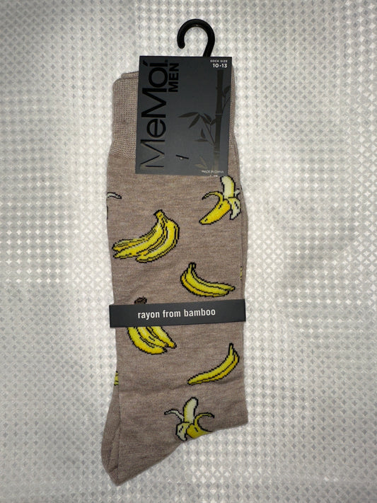 Bananas Men's Bamboo Crew Socks
