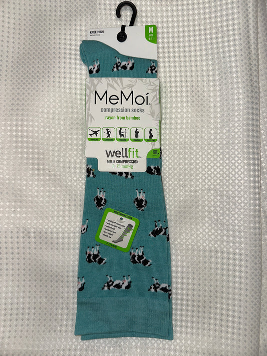 Cows Bamboo Compression Socks