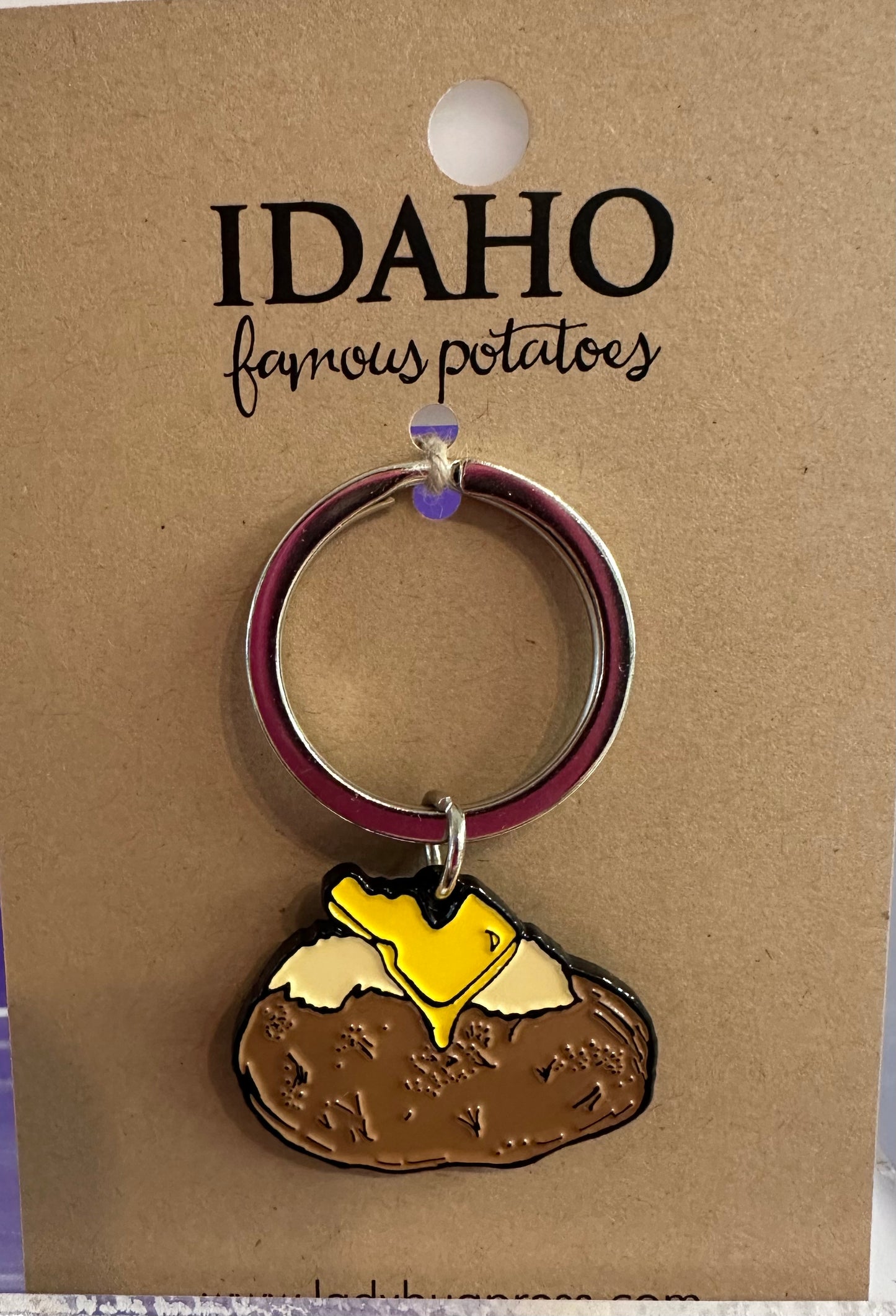 Idaho Spud Enamel Key-Chain