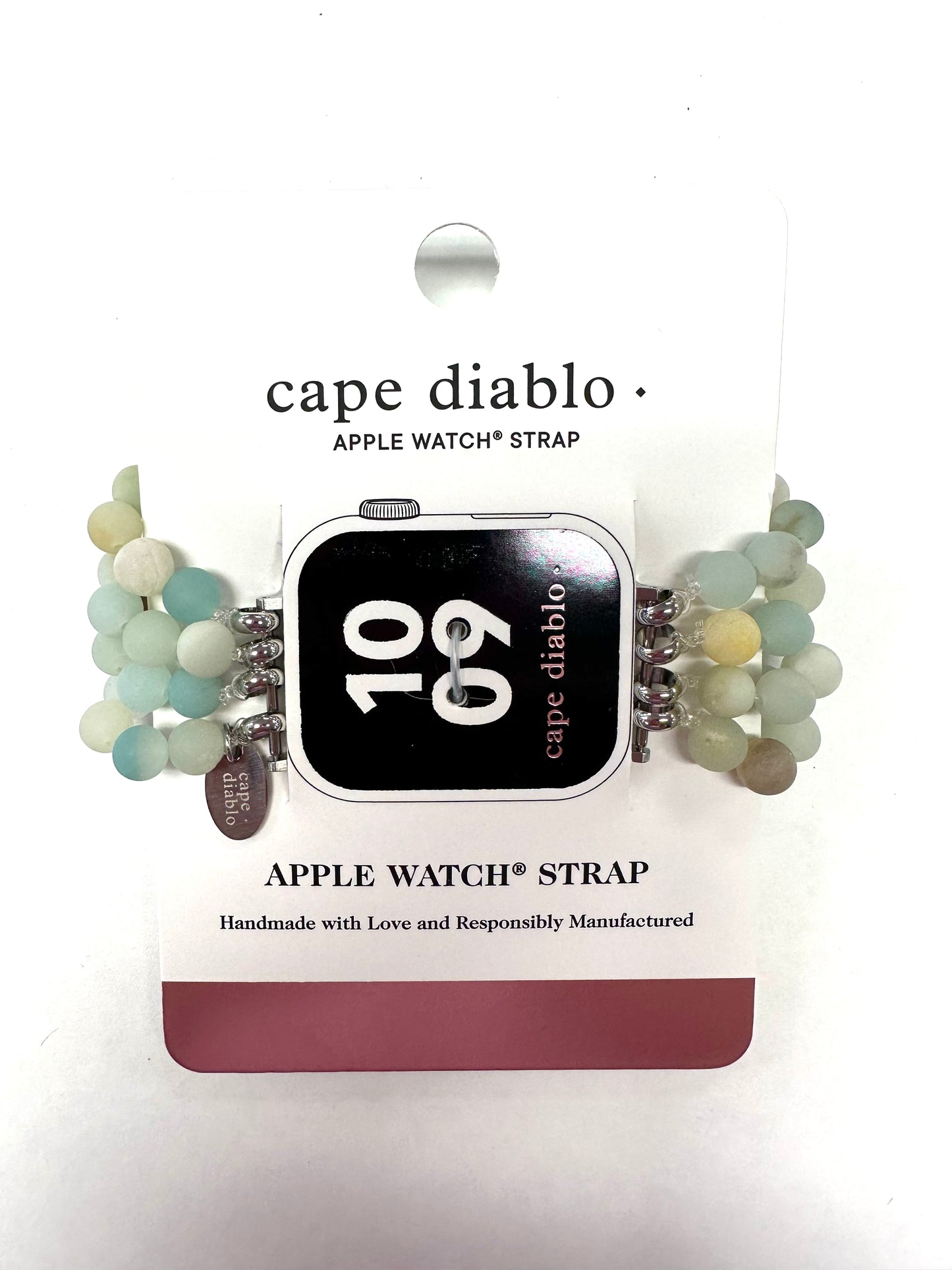Amazonite Jasper Stretch Apple Watch Strap