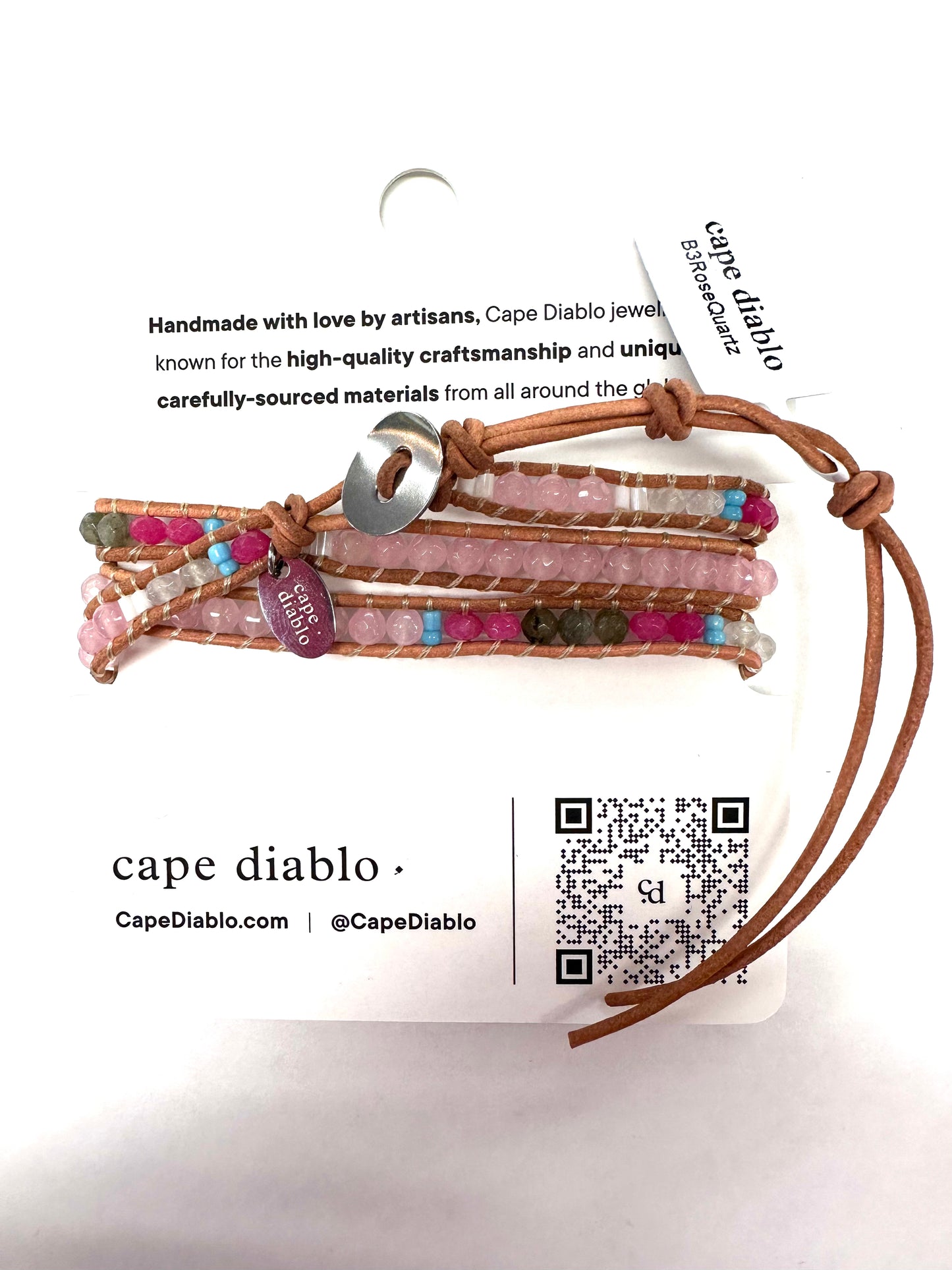 Rose Quartz Wrap Bracelet