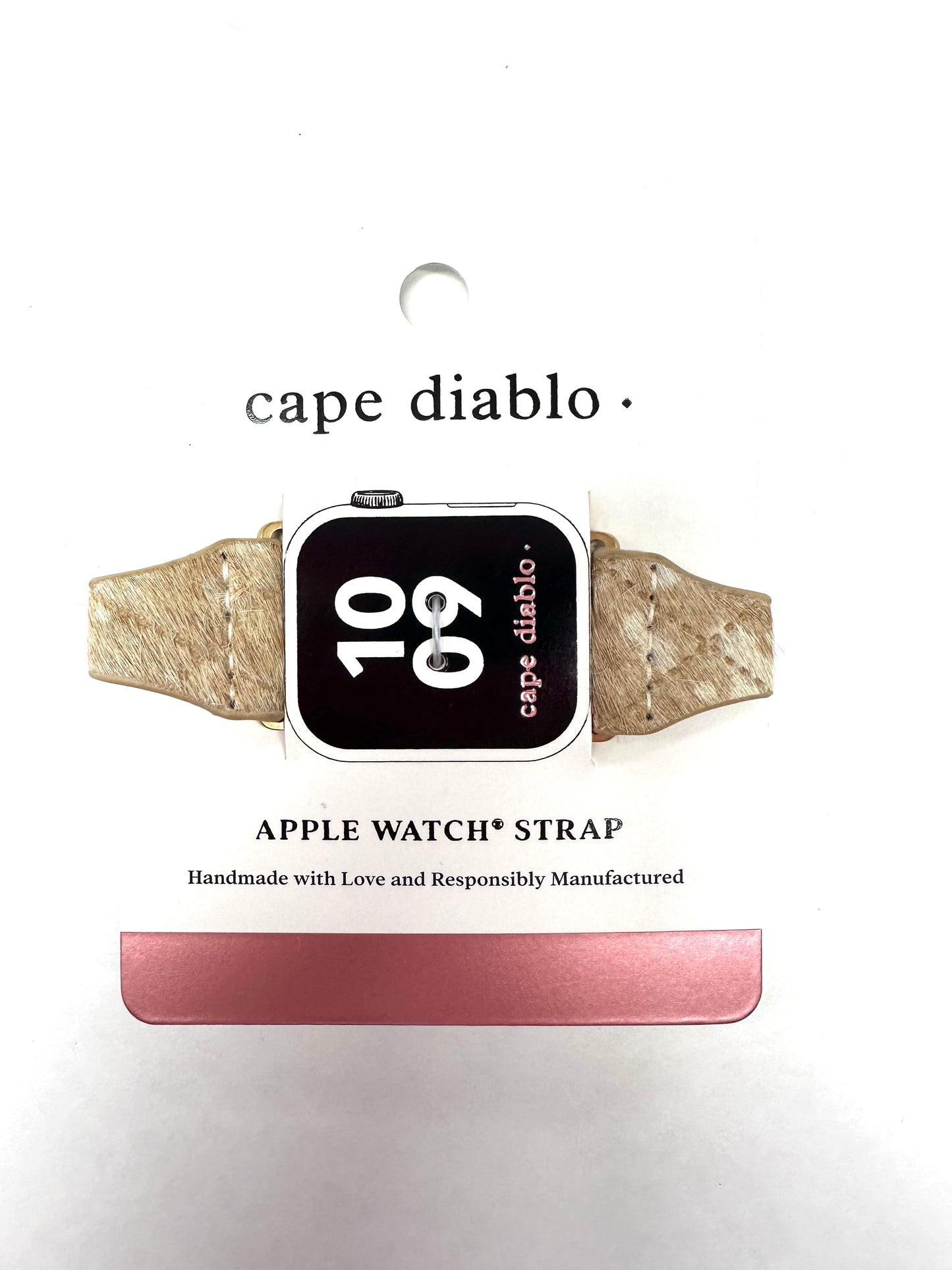 Driftwood Hues Leather Apple Watch Strap