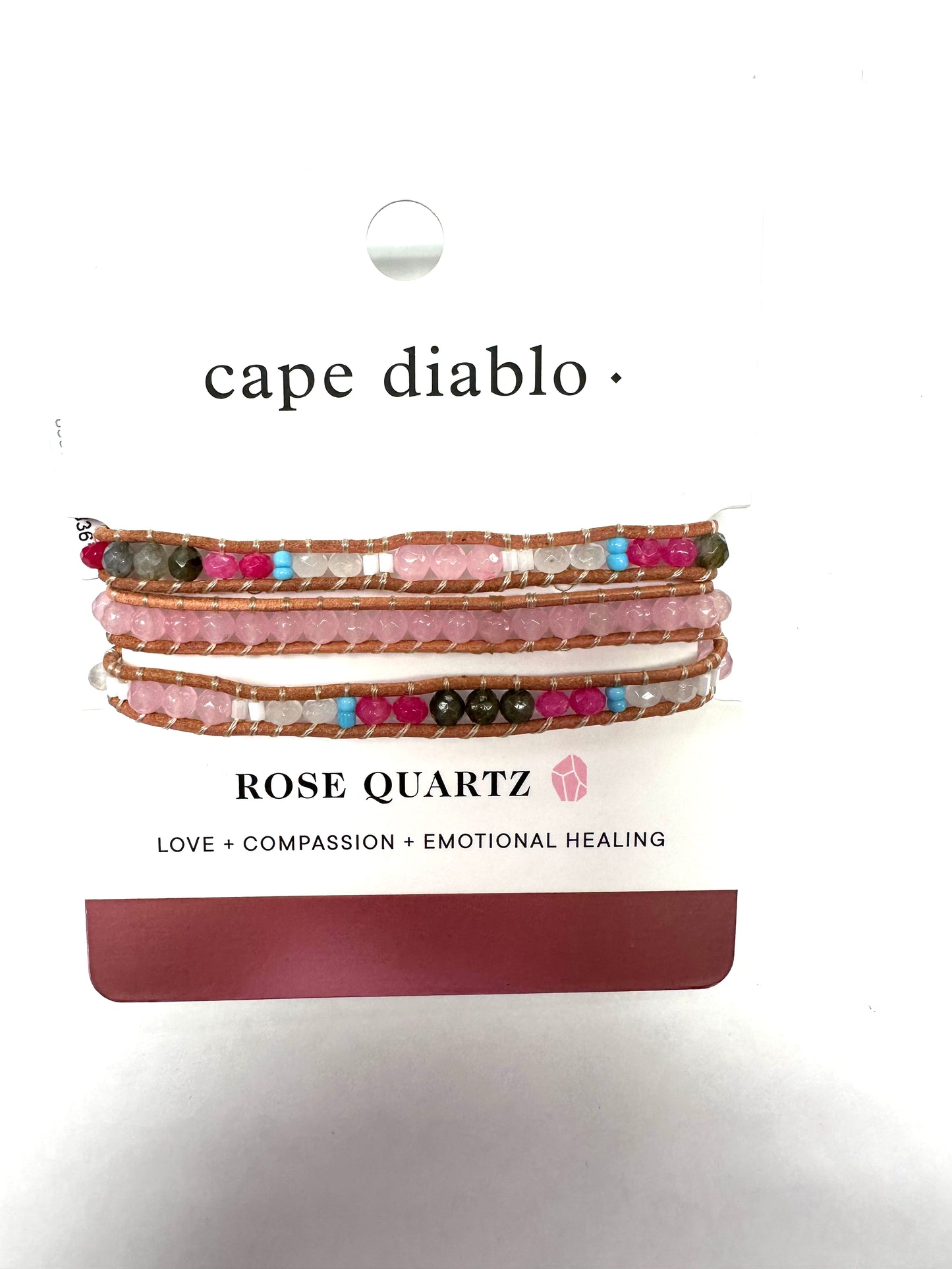 Rose Quartz Wrap Bracelet