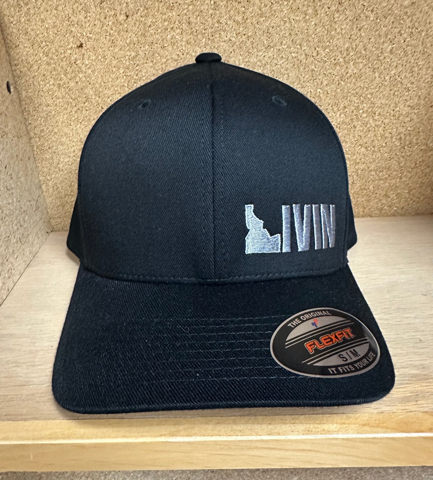 Idaho Livin Hat (Black) Flexfit