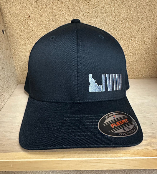 Idaho Livin Hat (Black) Flexfit