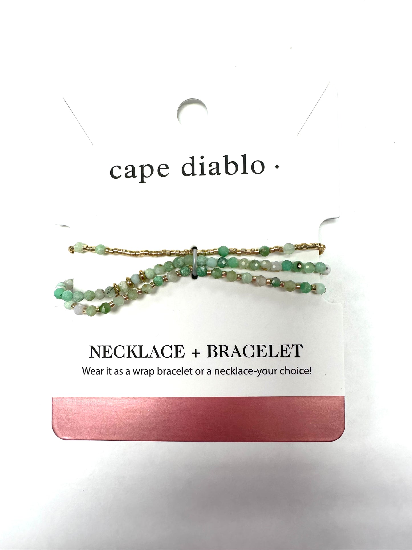 Mystic Olive Charm Multi-Style Bracelet/Necklace