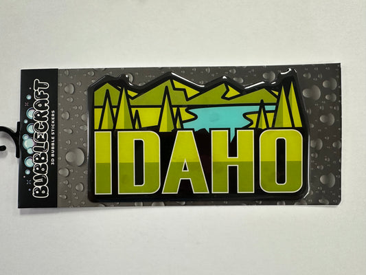 Idaho River Bubble Stickers