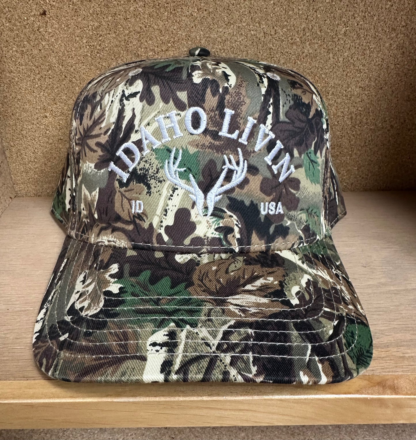 Camo Elk Retro Hat (Camo)