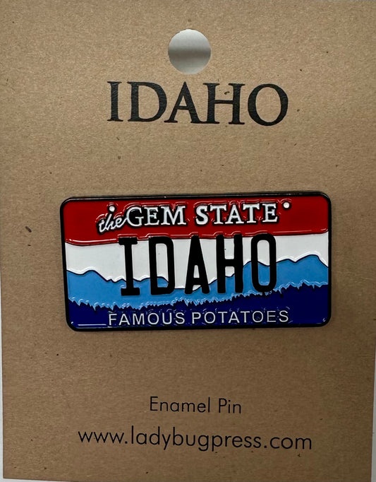 Gem State Enamel Pin