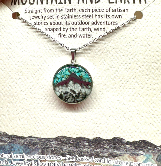 Mountain Circle Necklaces